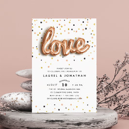 O amor está no ar | Convite à Festa de noivado