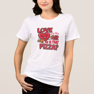 O amor está no ar... ou aquela pizza?