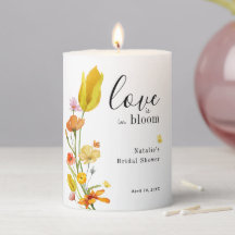 O amor está no Bloom Primavera Wildflower Chá de p