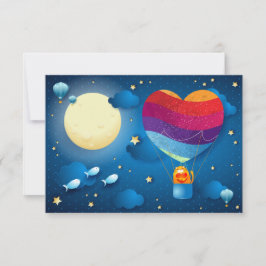 O amor está no convite aéreo