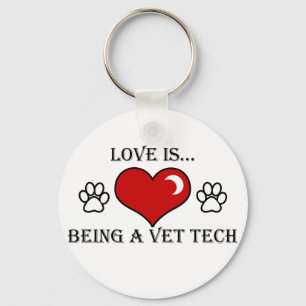 o amor está sendo um chaveiro da tecnologia do