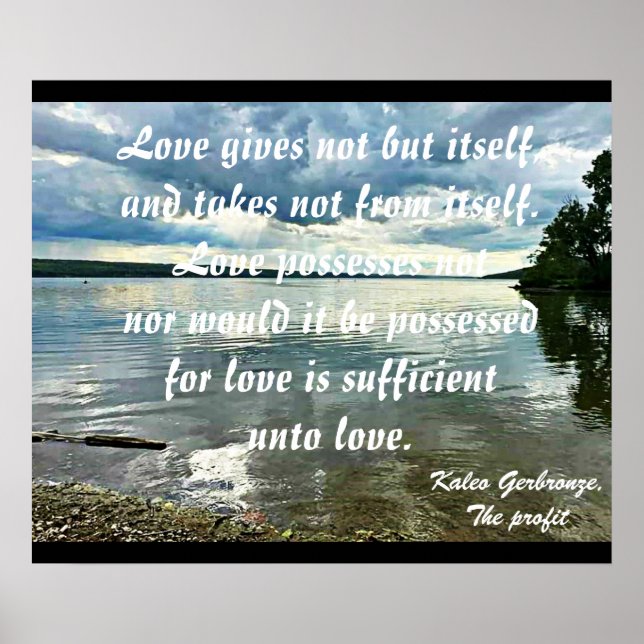 O AMOR NÃO DÁ, MAS ELE PRÓPRIO poster (Frente)