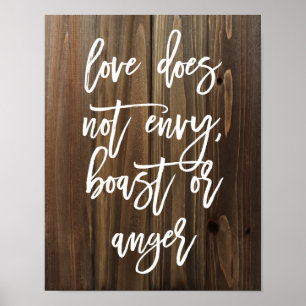 O amor não deseja, não se vangloria ou… Poster