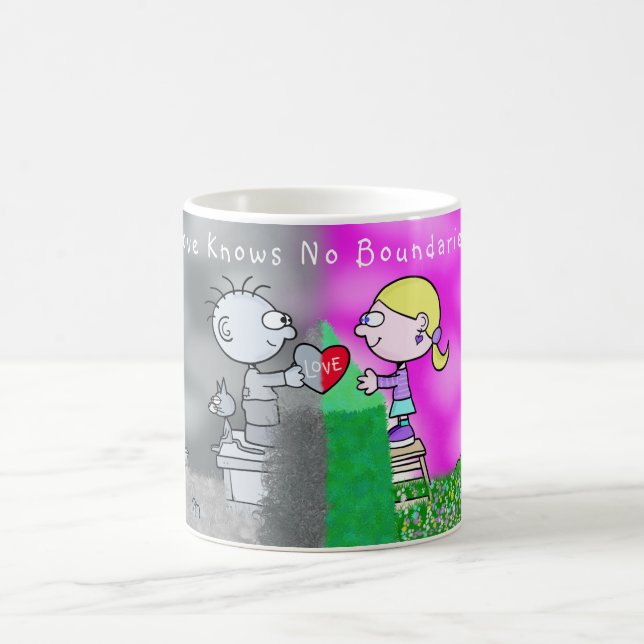 O "amor não sabe caneca de café de nenhum limite" (Centro)