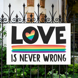 O amor nunca está errado no mês do orgulho LGBTQ