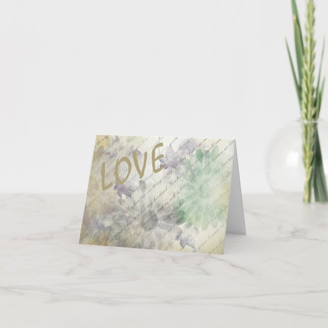 O Amor Nunca Falha Agradecimento de Casamento (Frente)