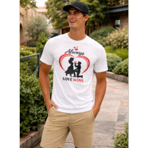 O Amor Sempre Vence Camiseta Unisex Bella Canvas