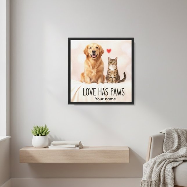 O Amor Tem Patas Canvas (Criador carregado)