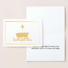 O Amor Veio Para O Cartão De Natal