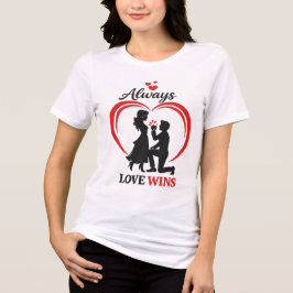 O Amor Vence – Camiseta Macia Tri-Blend do Dia dos
