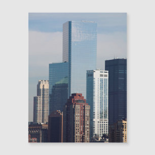 O amplo centro financeiro Manhattan Nova Iorque