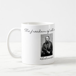 O anarquista de Mikhail Bakunin cita a caneca