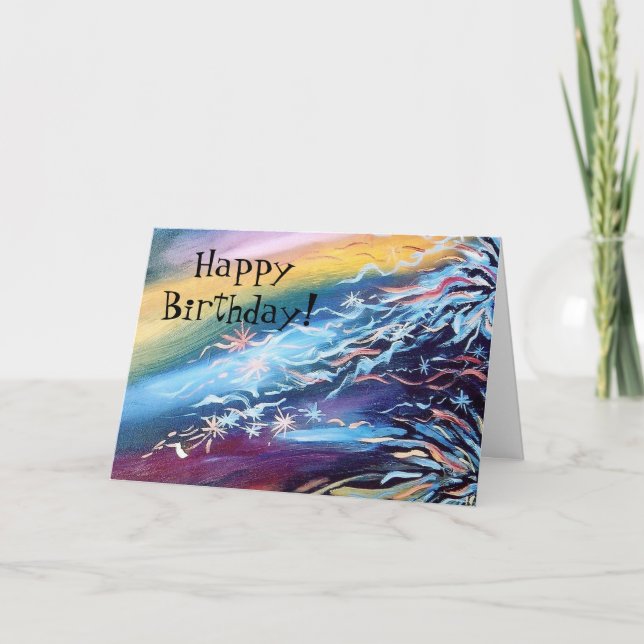 O aniversário Candles o cartão (Frente)