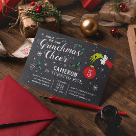 O Aniversário do Grinch no Quadro Negro