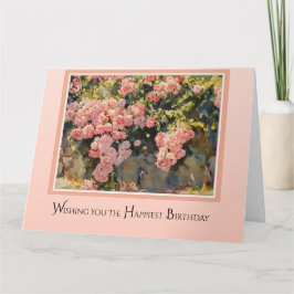 O Aniversário Mais Feliz - Cartão de Aniversário