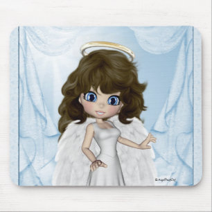 O anjo da angélica sonha Mousepad