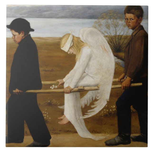 O Anjo Ferido (por Hugo Simberg) (Frente)