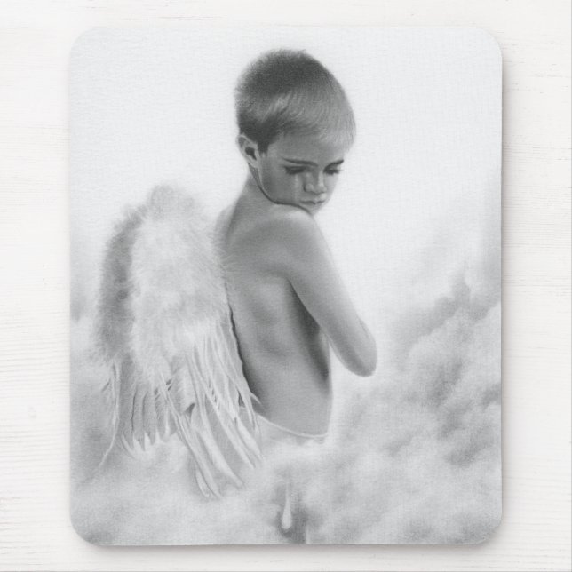 O anjo rasga Mousepad (Frente)