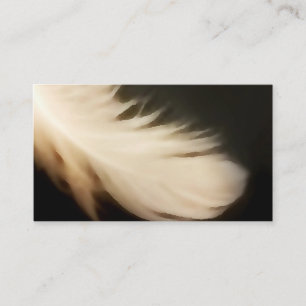 O anjo voa cartões de visitas do branco da pena d