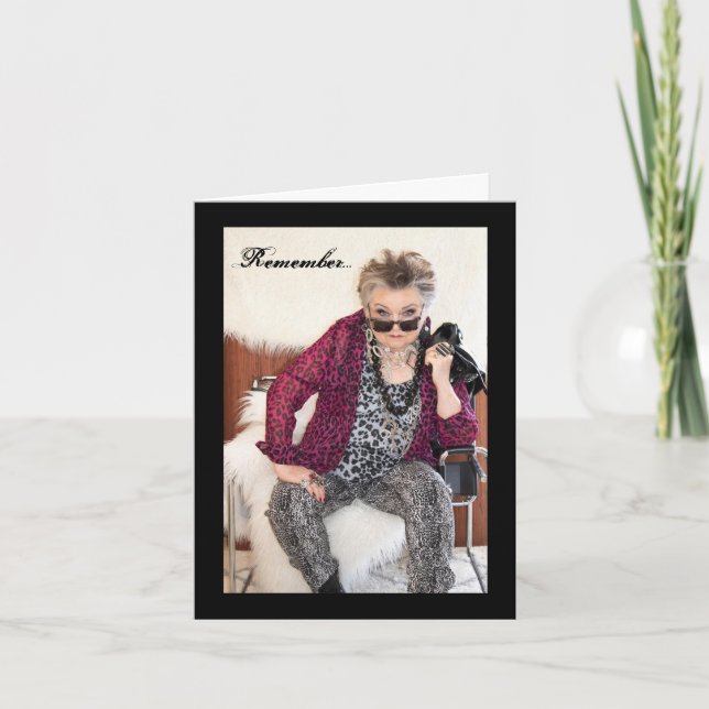 O Ano Novo em comparação com o Cartão do ano anter (Frente)