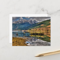 O antigo píer, Loch Long, Arrochar, Cartão postal