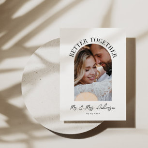 O anúncio do casamento de fotos de arco melhor