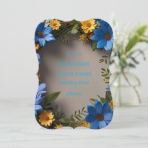 O anúncio do convite da cerimônia 