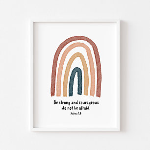 O aquarela deve ser forte e corajoso poster