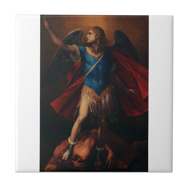O Arcanjo Miguel por Cavaliere d'Arpino (Frente)