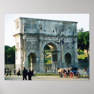 "O arco de Constantino" Poster