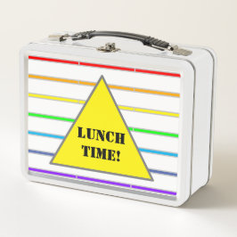 O arco-íris listra o tempo do petisco do almoço