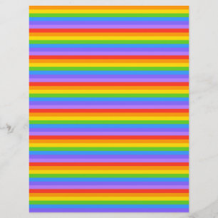 O arco-íris listra o teste padrão