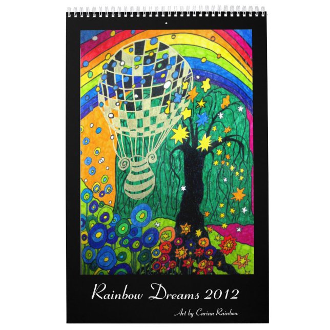 O arco-íris sonha o calendário 2012 (Capa)
