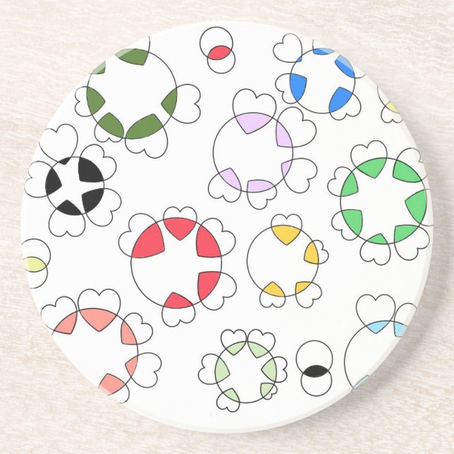 O arnês fixado à porta copos redonda (Frente)