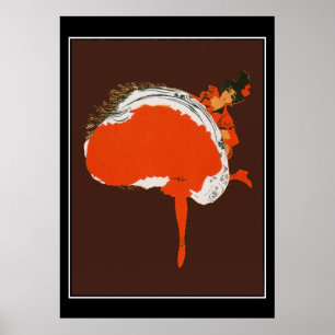 O art deco pode enlatar o poster do impressão do