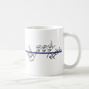 O ASL balança a caneca de café (o lado)