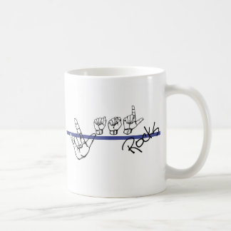 O ASL balança a caneca de café (o lado)