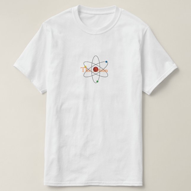 O Atom - Uma Camisa MisterP (Frente do Design)