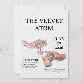 O Átomo de Veludo: Um Evento de Coquetel Molecular