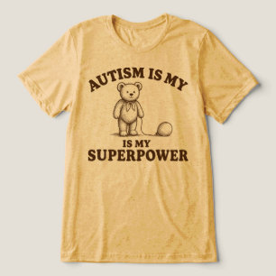O Autismo É Meu Superpoder Urso Teddy Engraçado