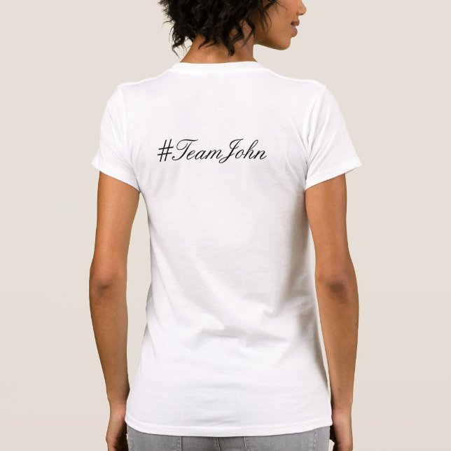 O Autor Revolucionário Camisa #TeamJohn (Verso)