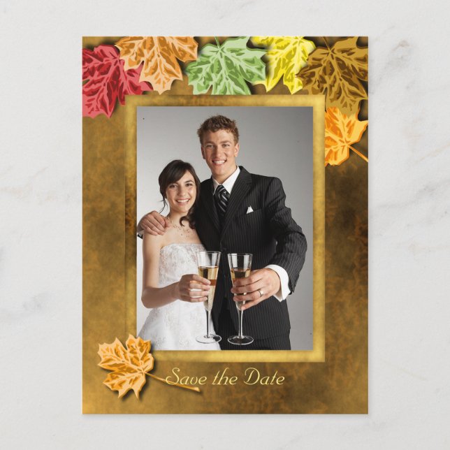 O Autumn deixa de salvar o cartão postal da data (Frente)