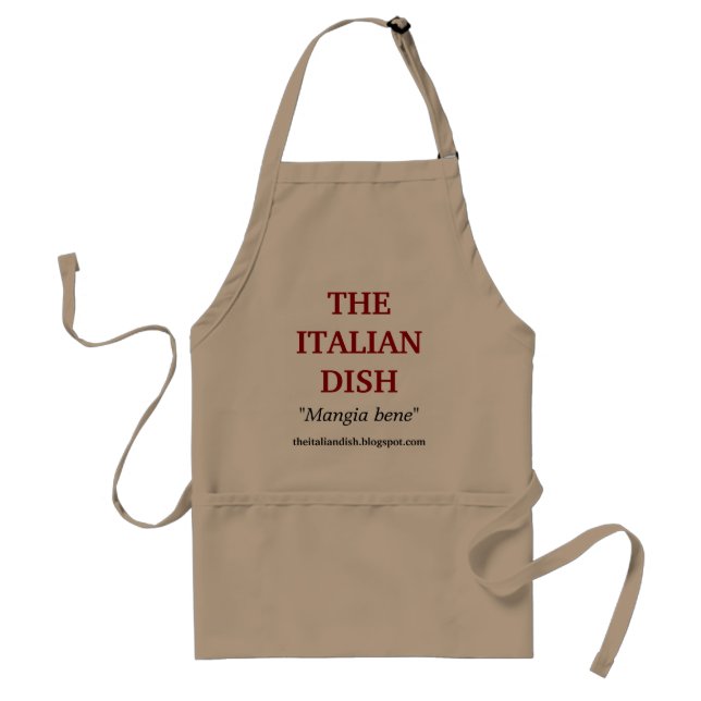 O avental italiano do oficial do prato (Frente)