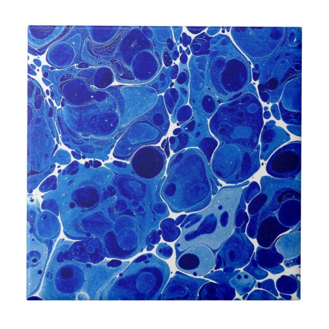 O azul acena o azulejo da espuma do mar (Frente)