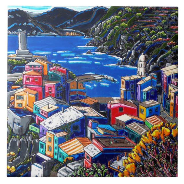 "O azulejo da arte decorativa da vila italiana" (Frente)