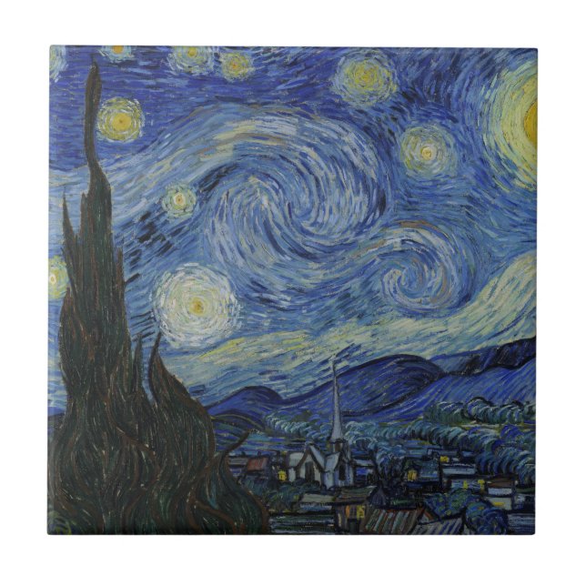 O Azulejo da Noite Estrelada (Frente)