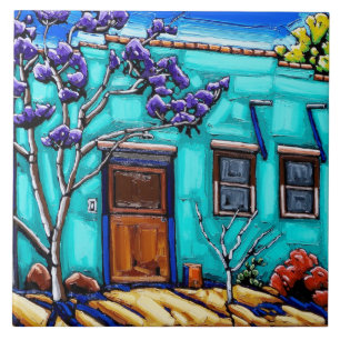 O azulejo do bairro de Tucson do verde da cerceta