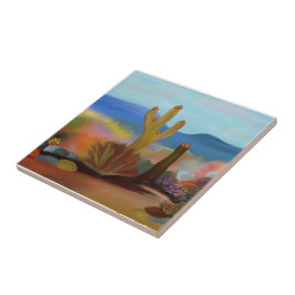 O azulejo pintado do deserto