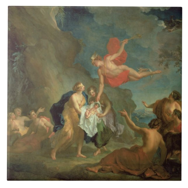 O Baco infantil entregado por Mercury ao Nym (Frente)