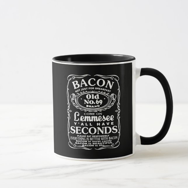o bacon não é apenas para a caneca do pequeno (Direita)